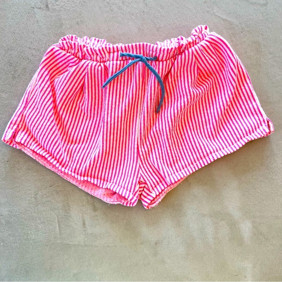 Zara Other - ZARA BABY Striped Hot Pink Shorts‎ 18-24m